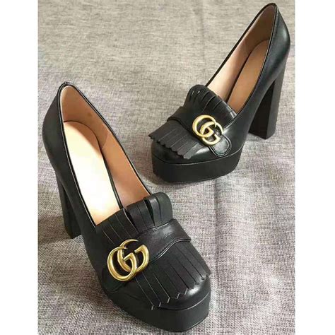 black Gucci shoes for women